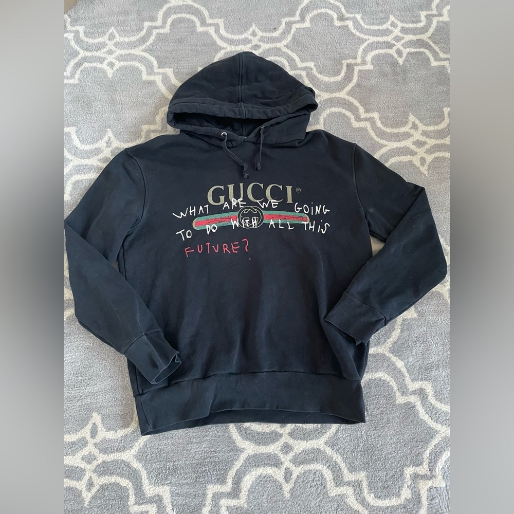 Gucci x Coco Capitán Black Men’s Hoodie Size L